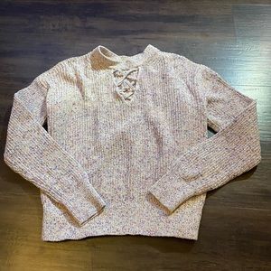 Splendid multi colored sweater with cute neckline